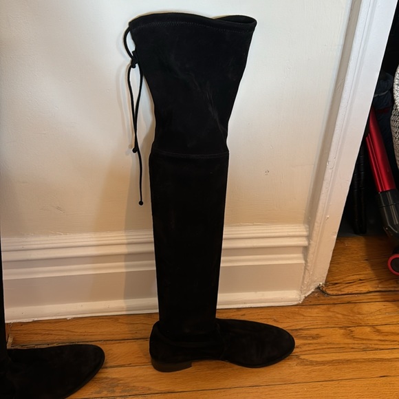 Stuart Weitzman Lowland Suede Thigh High Boot - Picture 3 of 8